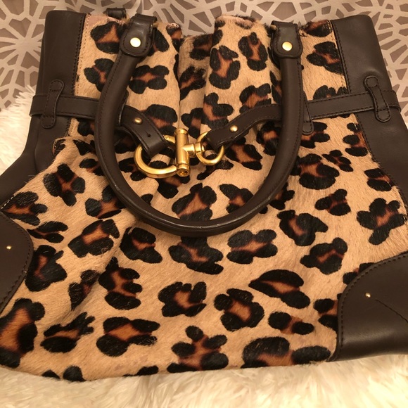 Forth & Towne Handbags - Forth & Towne Genuine Leather Leopard Print Purse